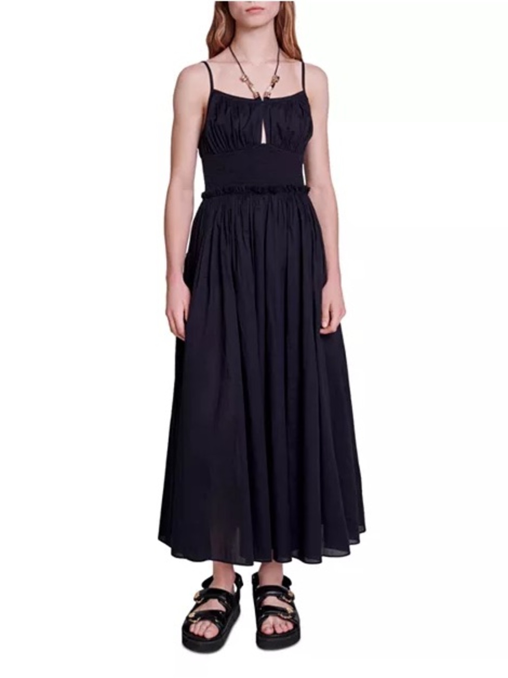 Maje Raza Sleeveless Maxi Dress sz 34